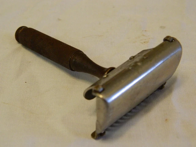 EVER READY SAFETY Razor Antique Single Edge Pat 1914 American Safety ...