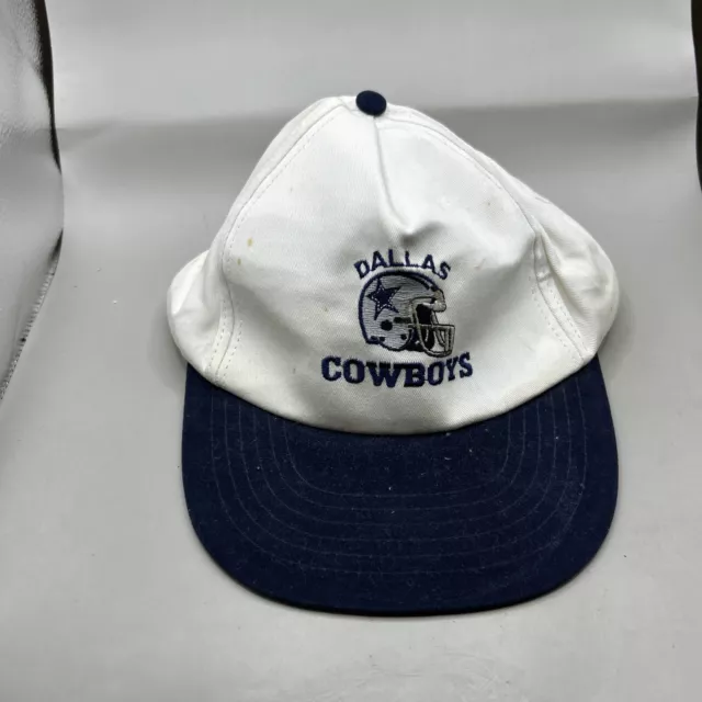 VINTAGE 90S DALLAS Cowboys Kroger Hat Cap NFL Snapback White One Size ...