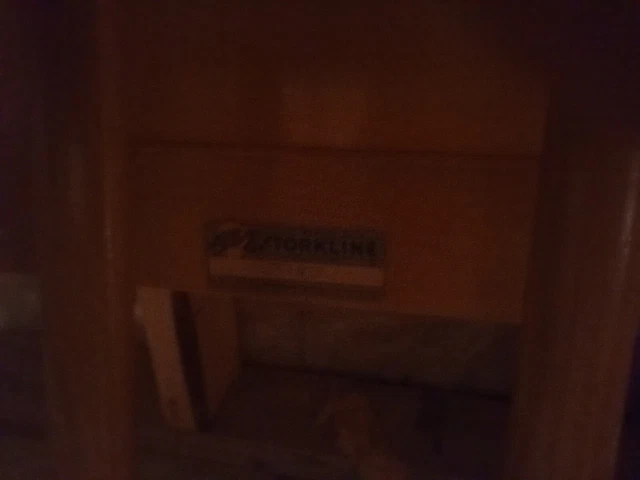 Antique Crib for Decoration.  Storkline brand from Chicago 1950s