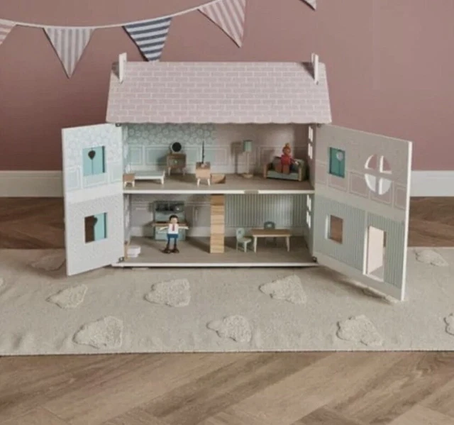 TOY LIFE WOODEN Dolls House Figures & Furniture Brand New Boxed Free