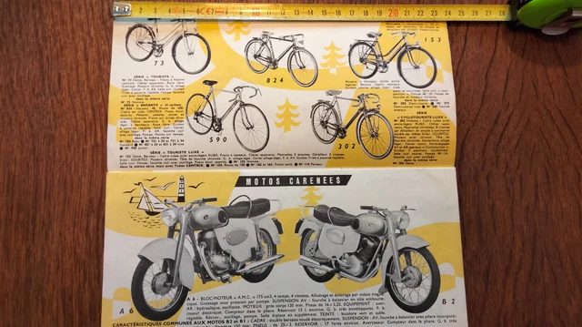 PUBLICITÉ AFFICHE ANCIENNE CYCLES MOTOCYCLETTES ALCYON art populaire