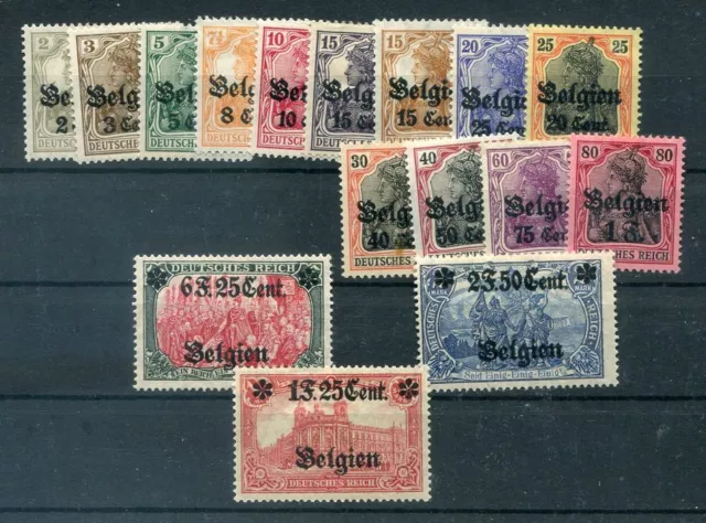 Belgique 10/25 Lot MH ( 72961