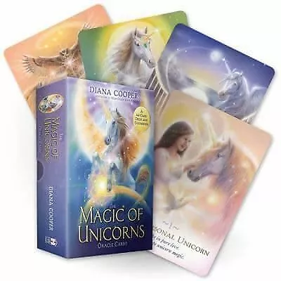 The Magic of Unicorns Oracle Cards: A 44-Card Deck and Guidebook by Diana Cooper