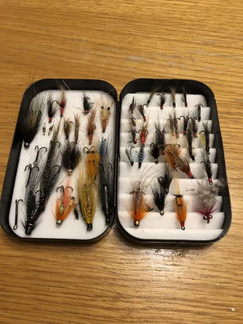 Richard Wheatley Salmon Fly Box Inc Flies