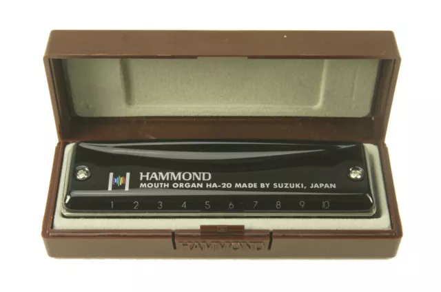 Harmonica diatonique Suzuki Hammond HA-20 neuf Do - C  --> Envoi rapide ! 2