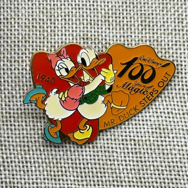 Disney JAPAN Pin Walt 100th Year Of Magic LE 2600 Mr.Duck Steps Out Donald Daisy