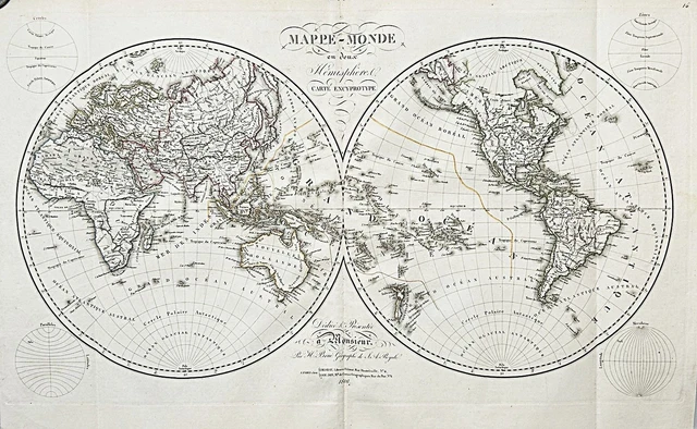 CARTE DU MONDE EN FRANCAIS XXL Poster Home Deco Salon ... - eBay
