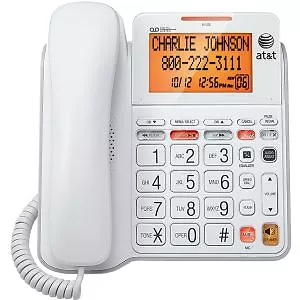 NEW AT&T CL4940 Single Line Corded phone for Seniors with Answering Machine