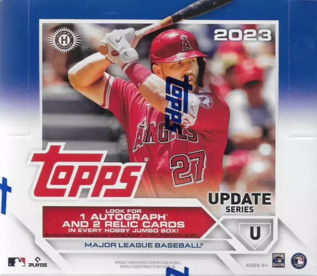 2023 Topps Update Series Baseball Factory Sealed HTA Jumbo Box