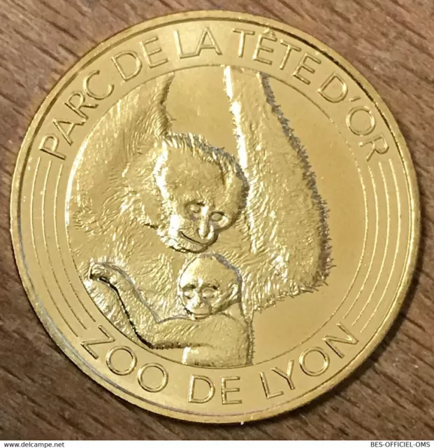 Mdp 2019 Lyon Zoo Singes Médaille Monnaie De Paris Jeton Medals Tokens Coins