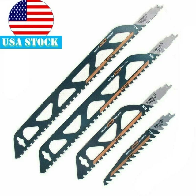 225/300/455/505mm Carbide Reciprocating Saw Blade Saber Saw Masonry Cement Brick