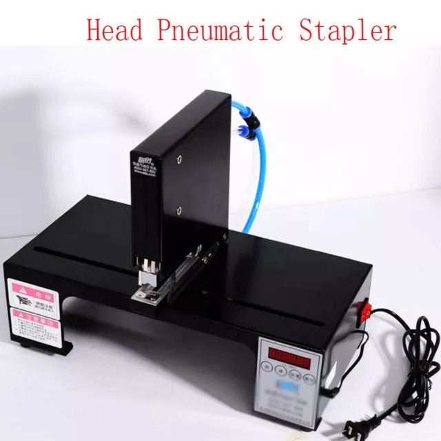 Fast Single Head Induction Automatic Stapler Pneumatic Electric Binding Machine
