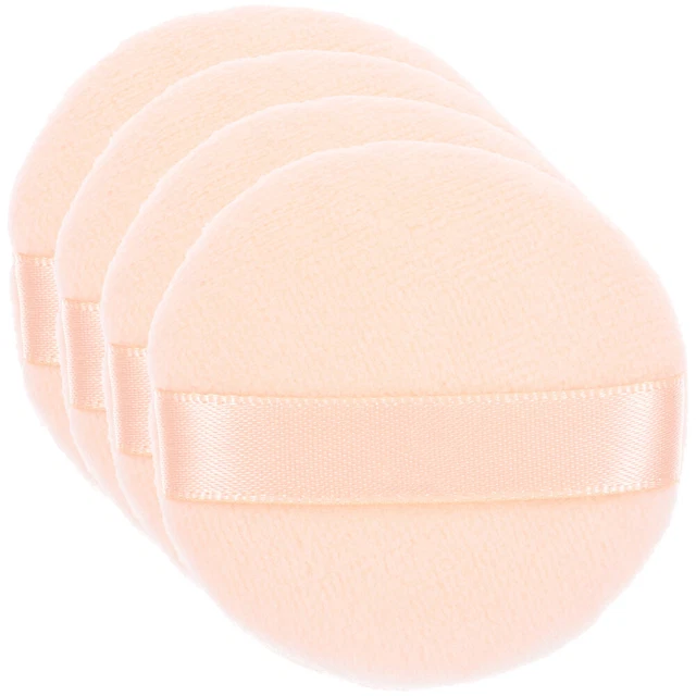 4 piezas Polvo Puff Maquillaje Puff Puff Colchón de aire Esponja Ajuste Falta