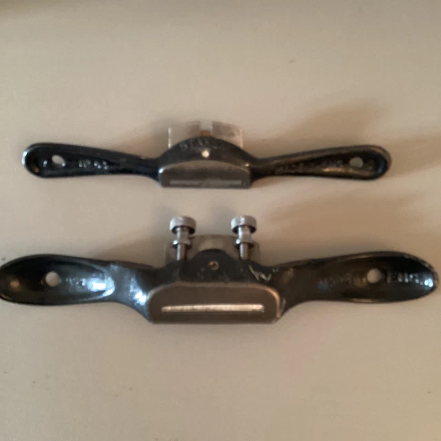 VINTAGE STANLEY No 151 FLAT FACE SPOKE SHAVE & STANLEY NO63 CURVED FACE 4