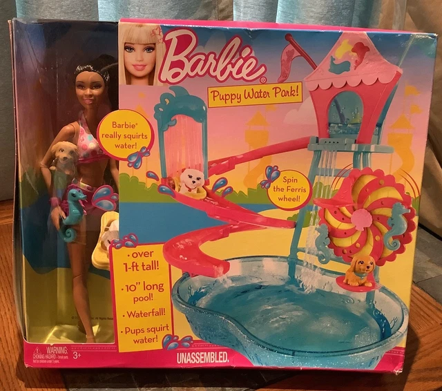 BARBIE PUPPY WATER Park Nicki Doll Playset African American V6983 Brand