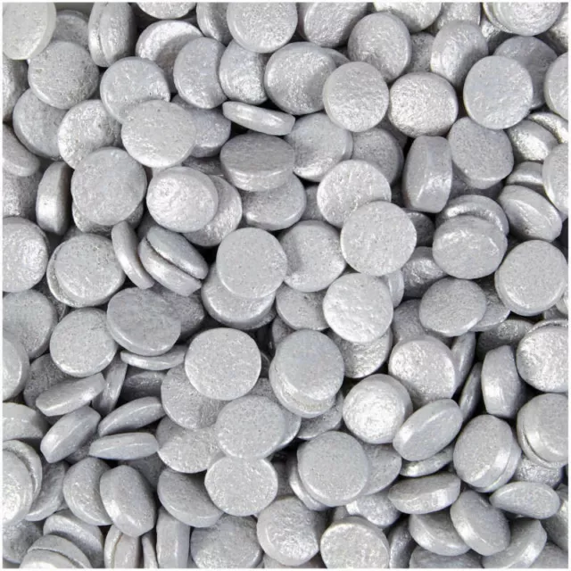 WILTON EDIBLE METALLIC SILVER SEQUINS 283g CAKE DECORATING SPRINKLES CONFETTI 3