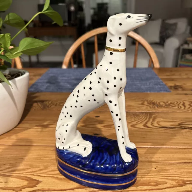 Vintage Fitz & Floyd Staffordshire Dalmatian Dog Bookend Figurine Statue