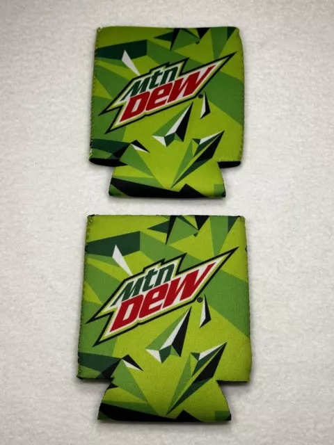 Mountain Dew Can Coozie Hard Can Koozie - Green and White Rare Can Koozy  Coozy