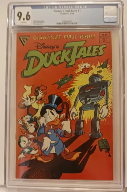 Disney's Duck Tales #1 CGC 9.6 (NM+) White Pages (1988 Gladstone)
