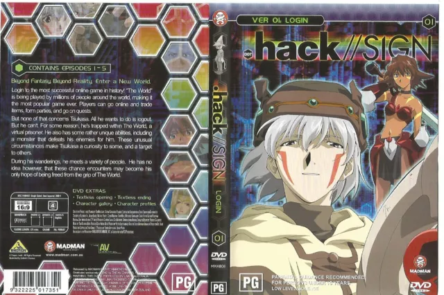 Hack SIGN Vol 1 Login Platinum Series DVD Anime