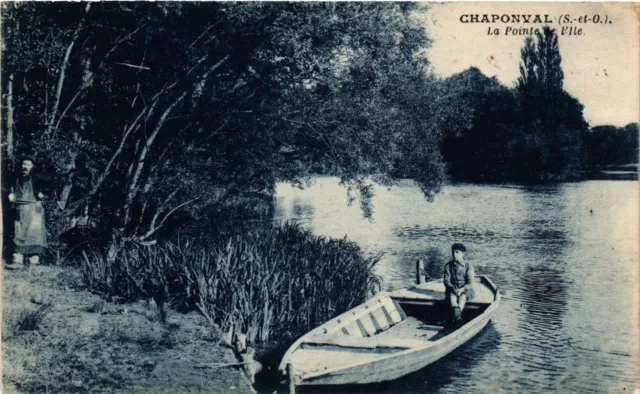 CPA Chaponval (S.-et-O.) - La Pointe de l'Ile (290252)