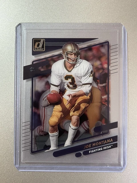 Joe Montana Notre Dame / San Francisco 49ers  Panini Clearly Donruss DP NFL 2023