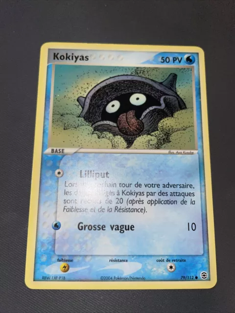 Kokiyas Commune - Pokemon 79/112 Ex Rouge Feu Vert Feuille Neuf Francais