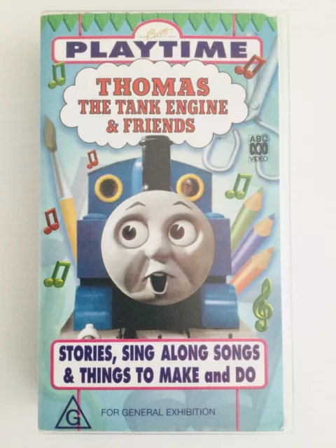 THOMAS THE TANK Engine And Friends Playtime Stories Sing Make VHS VGC ...