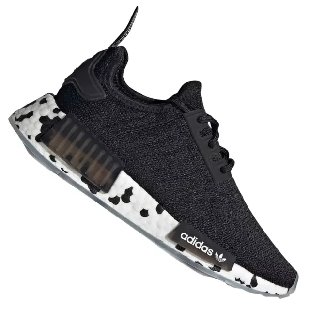 Adidas Originals Nmd R1 Scarpe da Ginnastica Romano Mimetici H05652 Splash Black