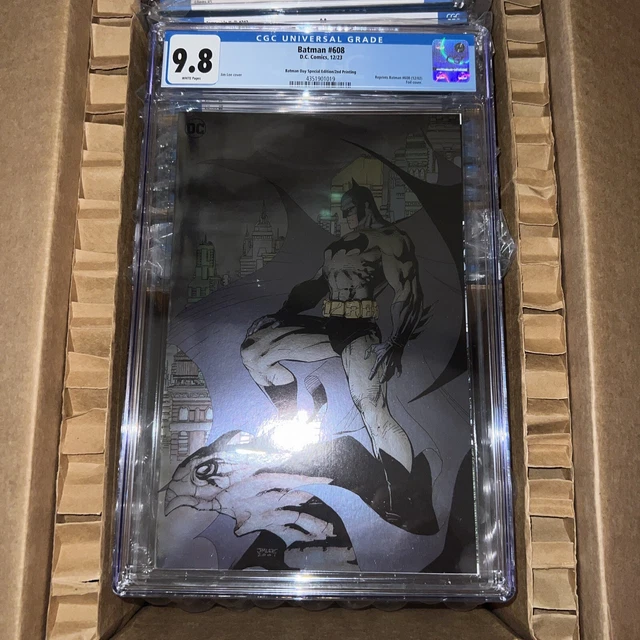 Batman #608 CGC 9.8 Batman Day Foil Variant 1st Jim Lee DC 2023