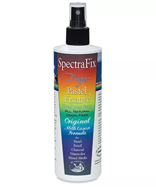 SpectraFix Degas Pastel Fixative All Natural non Aerosol Pump Action Spray 360ml