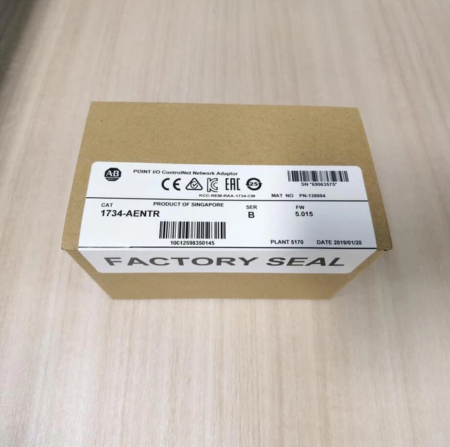 New Factory Sealed AB 1734-AENTR /B Point I/O Dual Port Adaptor Module 1734AENTR
