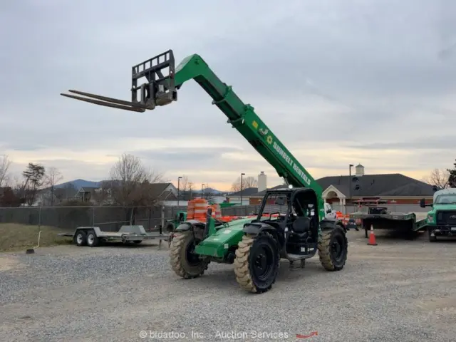 2015 Genie GTH-636 6,000 lbs Telescopic Reach Forklift Telehandler 6k bidadoo