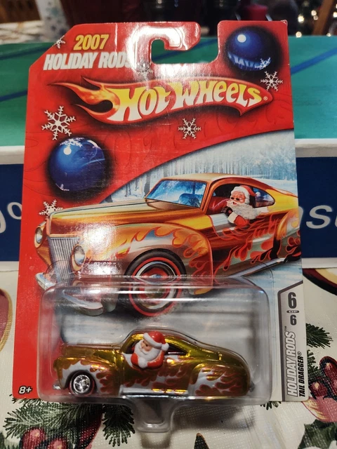 HOT WHEELS 2007 Holiday Rods Tail Dragger Santa Claus $29.99