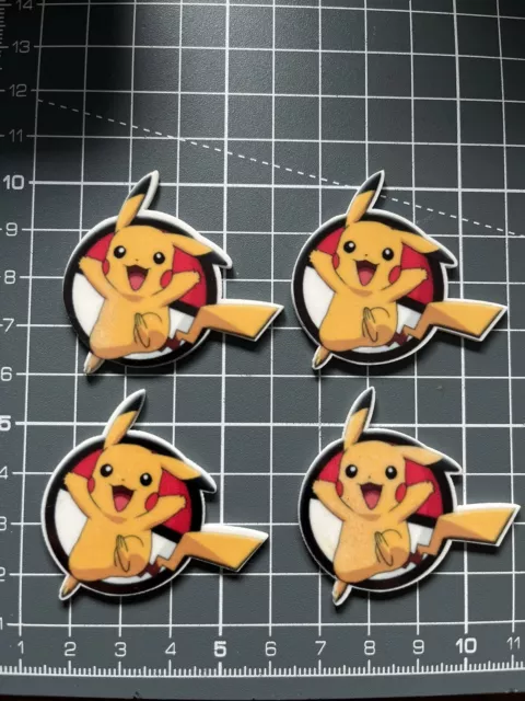 Pokémon Flat back Planar Resin For Crafting, Scrapbooks, Bow Making