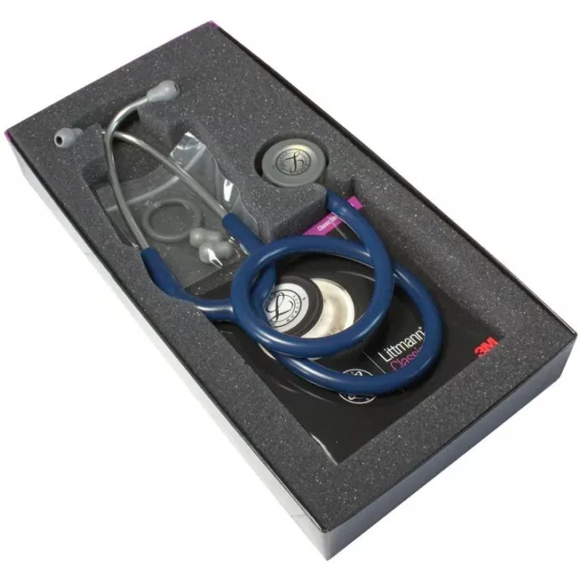 3M Littmann Classic III Monitoring Stethoscope, Blue Tube, 27 inch, 5622