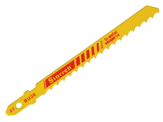 Paquete de 5 cuchillas de sierra de corte de madera Starrett BU36-5