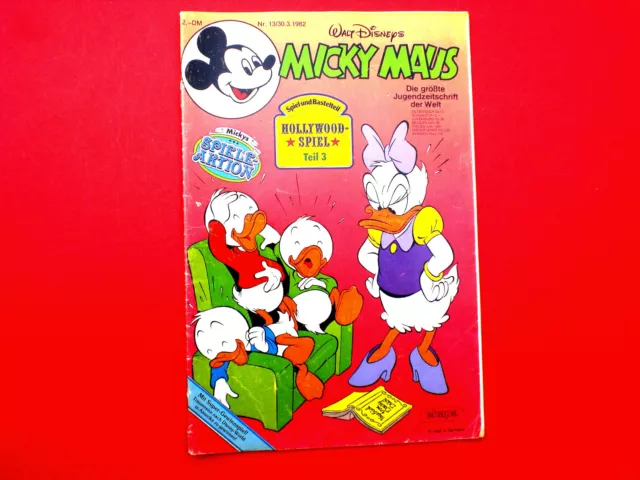 Comic MICKY MAUS  Heft 13 1982 ohne Beilage