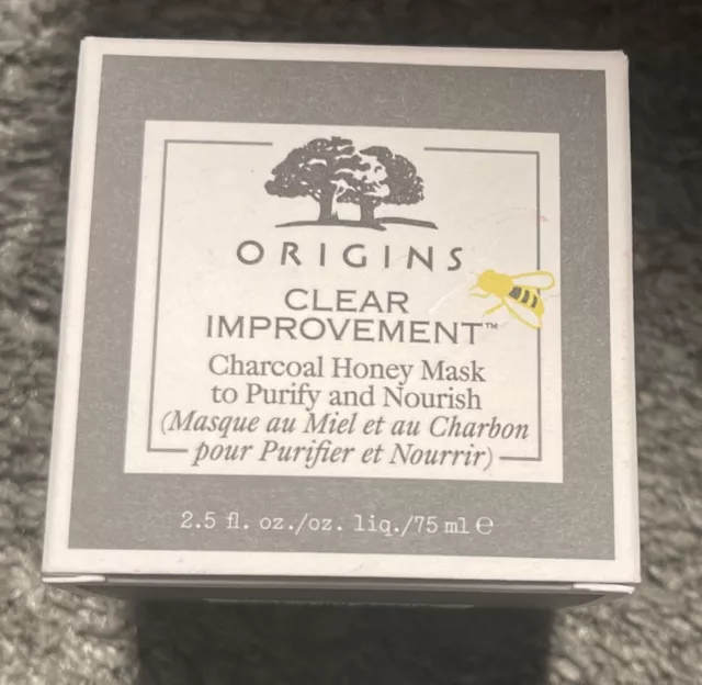 Origins Clear Improvement Charcoal Honey Mask  to purify and Nourish 50ml BNIB