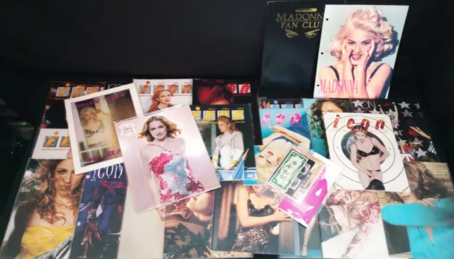 Madonna - ICON Fan Club Magazines Bundle Of 23 Issues + Extras