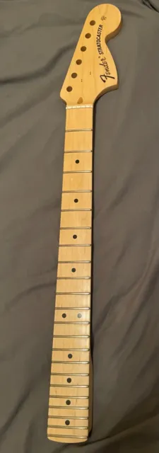USA Fender Strat Neck American Performer Large 70's HeadStock Maple Stratocaster