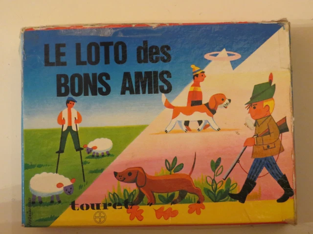 RARE JEU LOTO Transparent JE COMPTE - France Jouets Vintage Jeu