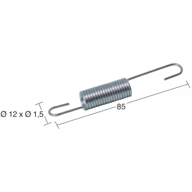 10385 - FEDER, SÄGEBOCK, LATERAL /Motor Minarelli kompatibel mit PIAGGIO LIBERTY