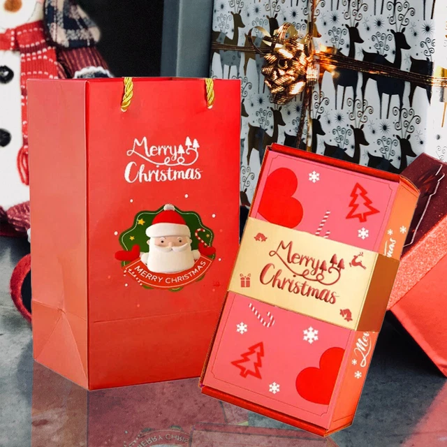 Folding Bouncing Gift Box DIY Merry Christmas Surprise Gift Box (12pcs)