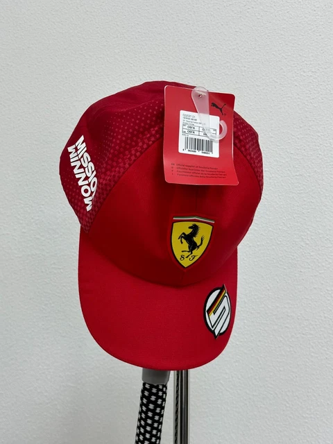 Puma Ferrari Replica Vettel Baseball Cap Rosso Corsa Adult F1 Formula 1