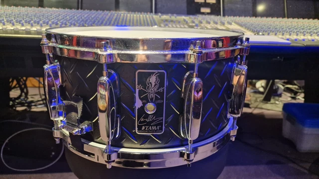 Tama LARS ULRICH LU1465 Limited Edition Metallica Signature Snare Drum SIGNED! Tama LARS ULRICH LU1465 Limited Edition Metallica Signature Snare Drum SIGNED!