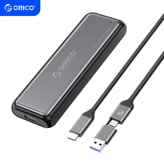 ORICO M.2 NVMe SSD Enclosure, USB 3.1 Gen 2 (10 Gbps) to NVMe PCI-E M.2 ORICO M.2 NVMe SSD Enclosure, USB 3.1 Gen 2 (10 Gbps) to NVMe PCI-E M.2
