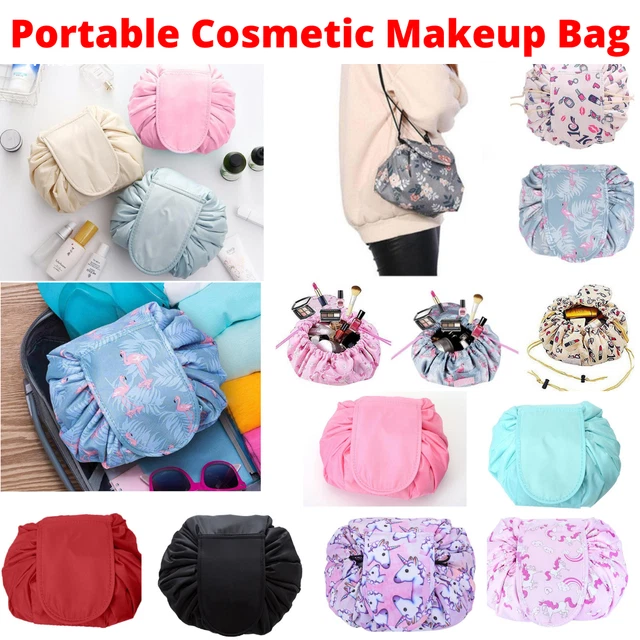 Portable Makeup Drawstring Bag Storage Travel Pouch Magic Cosmetic Make-up Bags