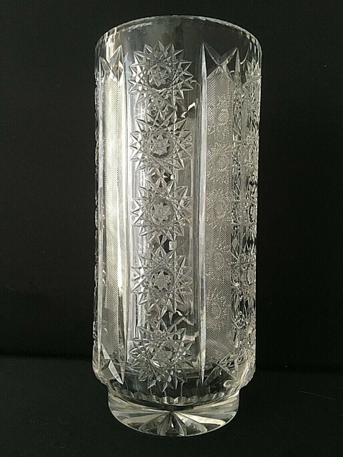 ANCIEN GROS VASE Sur Pied En Verre Empoli Rouge Vintage EUR 30,00 - FR