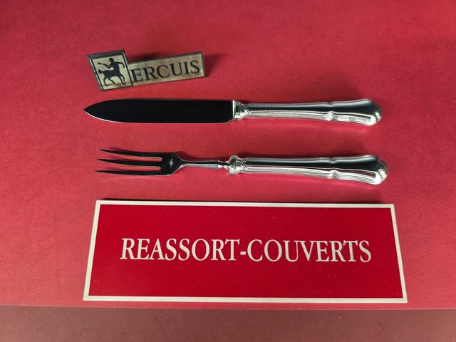 12 couteaux a entremets ou dessert de marque ERCUIS en metal